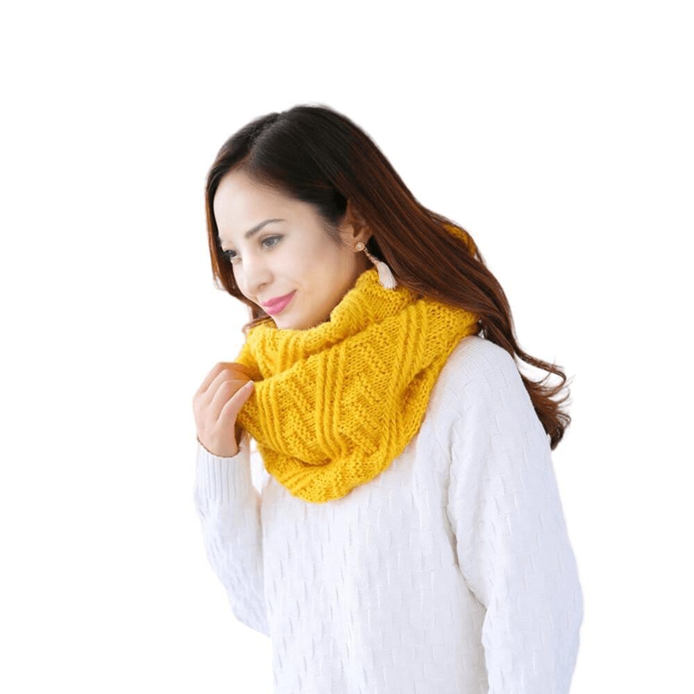 Snood en cachemire de luxe Jaune