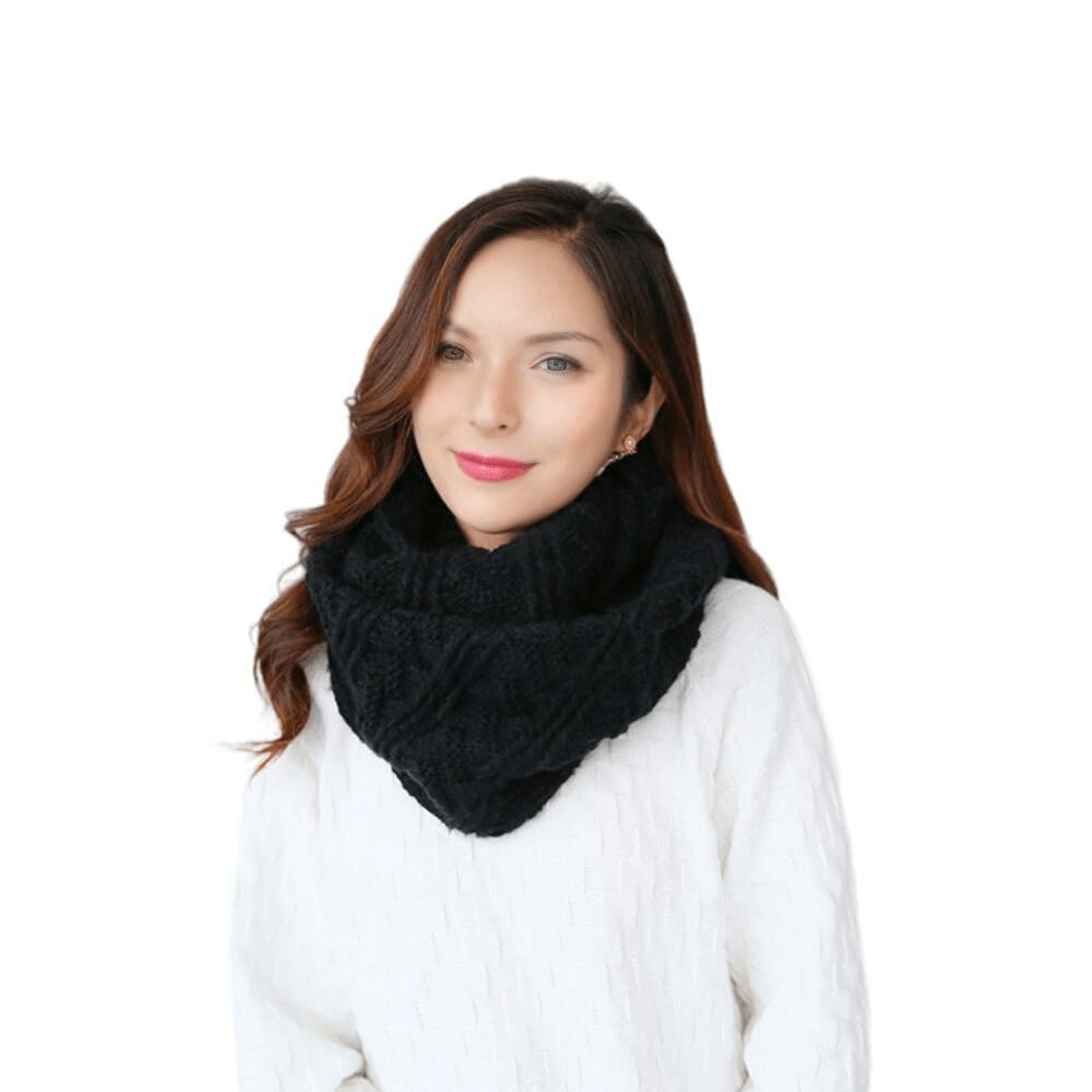 Snood en cachemire de luxe Noir