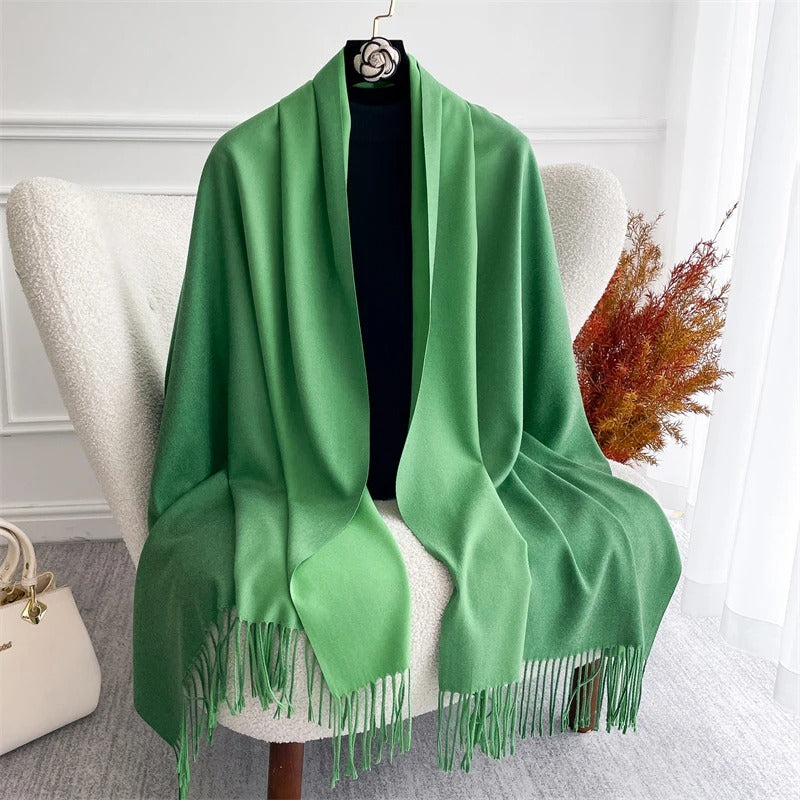 Echarpe Acrylique Vert Émeraude 190x70 cm